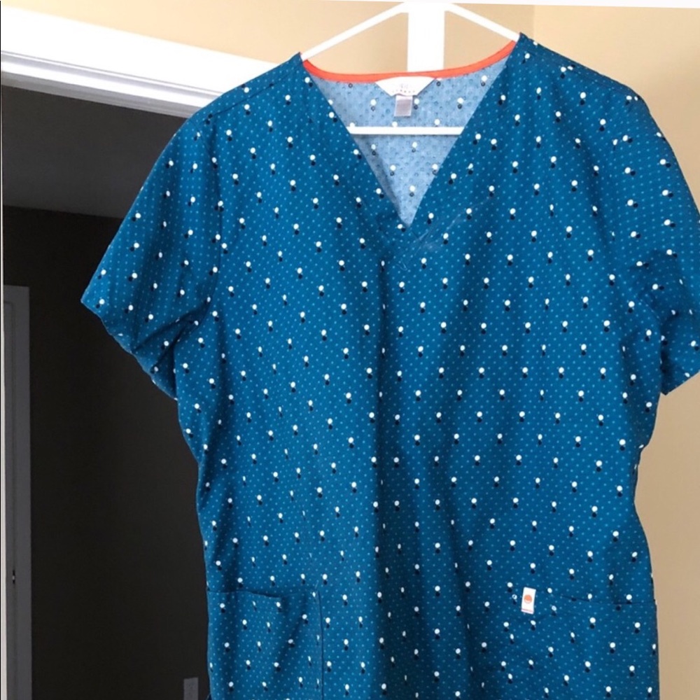 Scrub Top. Soft, bright color scrubs.